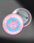 Satan Respects Pronouns -  1.75in Buttons