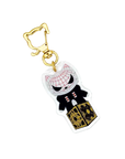 Hell Priest Cat Keychain
