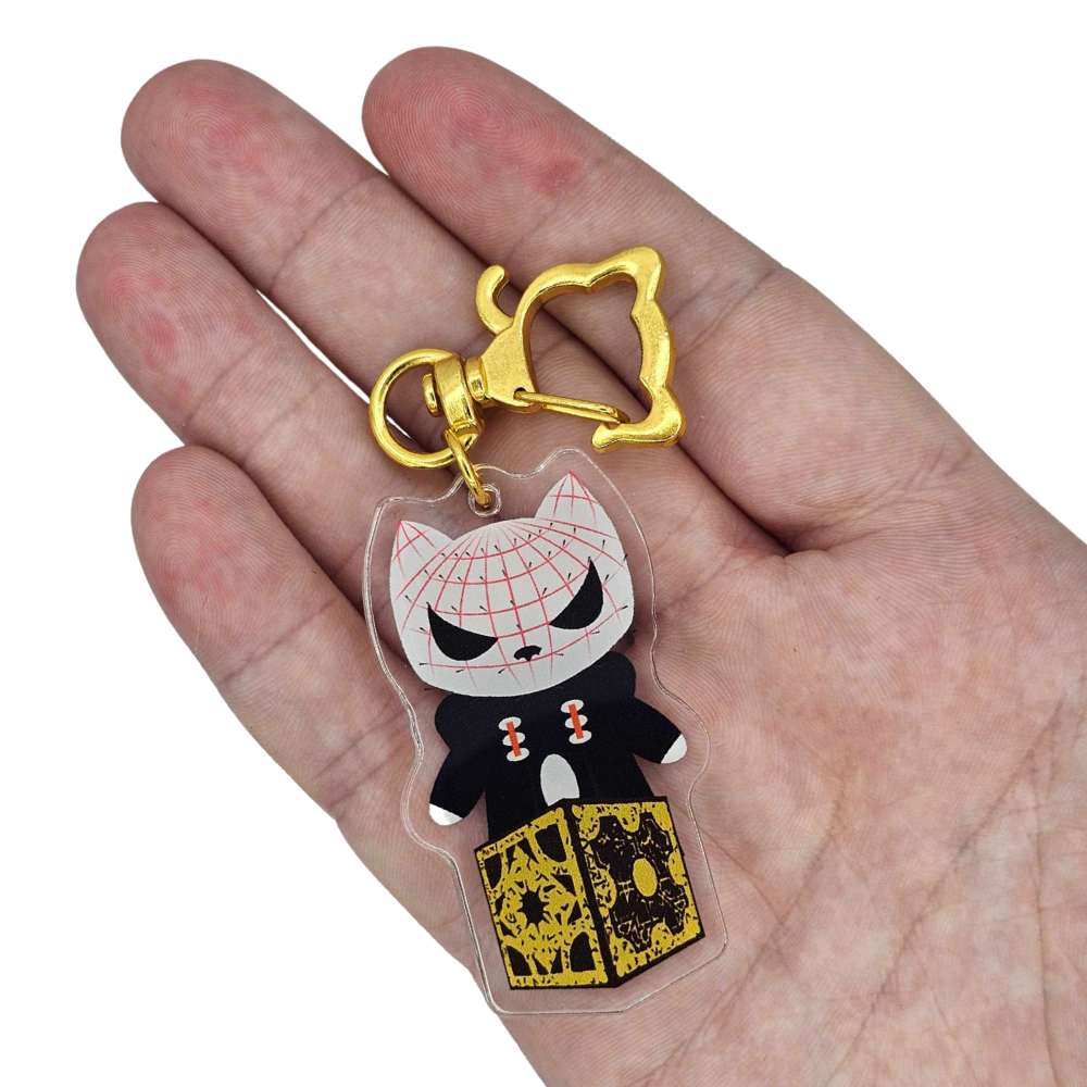 Hell Priest Cat Keychain