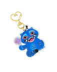 Blue Tiger & Demon Magpie Acrylic Keychain