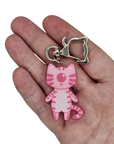 Spy the Cyclops Tabby Cat Keychain