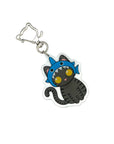 Shark Hat Cat Keychain