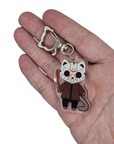 Jason Voorhiss Cat Keychain