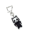 Ghost Cat Killer Keychain