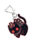 Moth Man Cat Keychain
