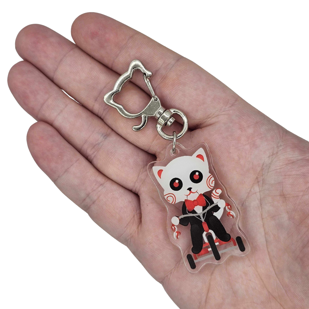 Jigpaw the Cat Puppet Keychain