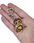Chainsaw Meowsacre Cat Keychain