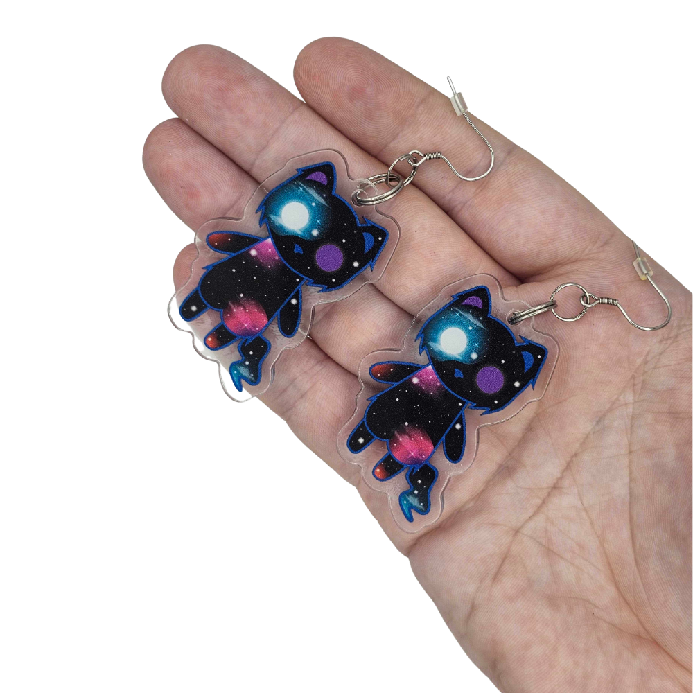 Supernova the Galaxy Cat - Earrings