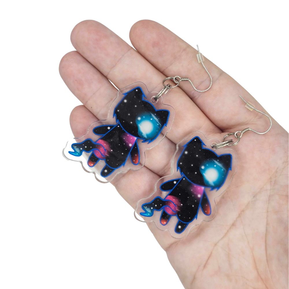 Supernova the Galaxy Cat - Earrings