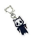 Ghost Cat Killer Keychain