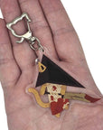 Triangle Cat Acrylic Keychain
