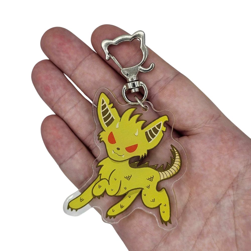 Chupacabra Cat Keychain