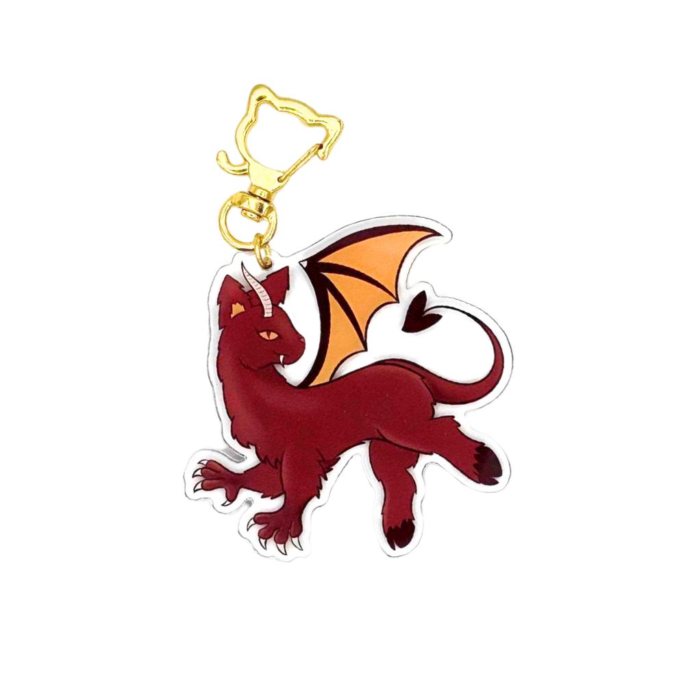 Jersey Devil Cat Keychain