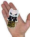 Hell Priest Cat - Vinyl Sticker