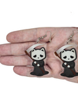 Solace the Reaper Cat - Earrings