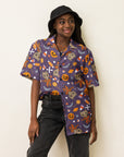 Halloween Spirit Sam Unisex Button-Up Shirt
