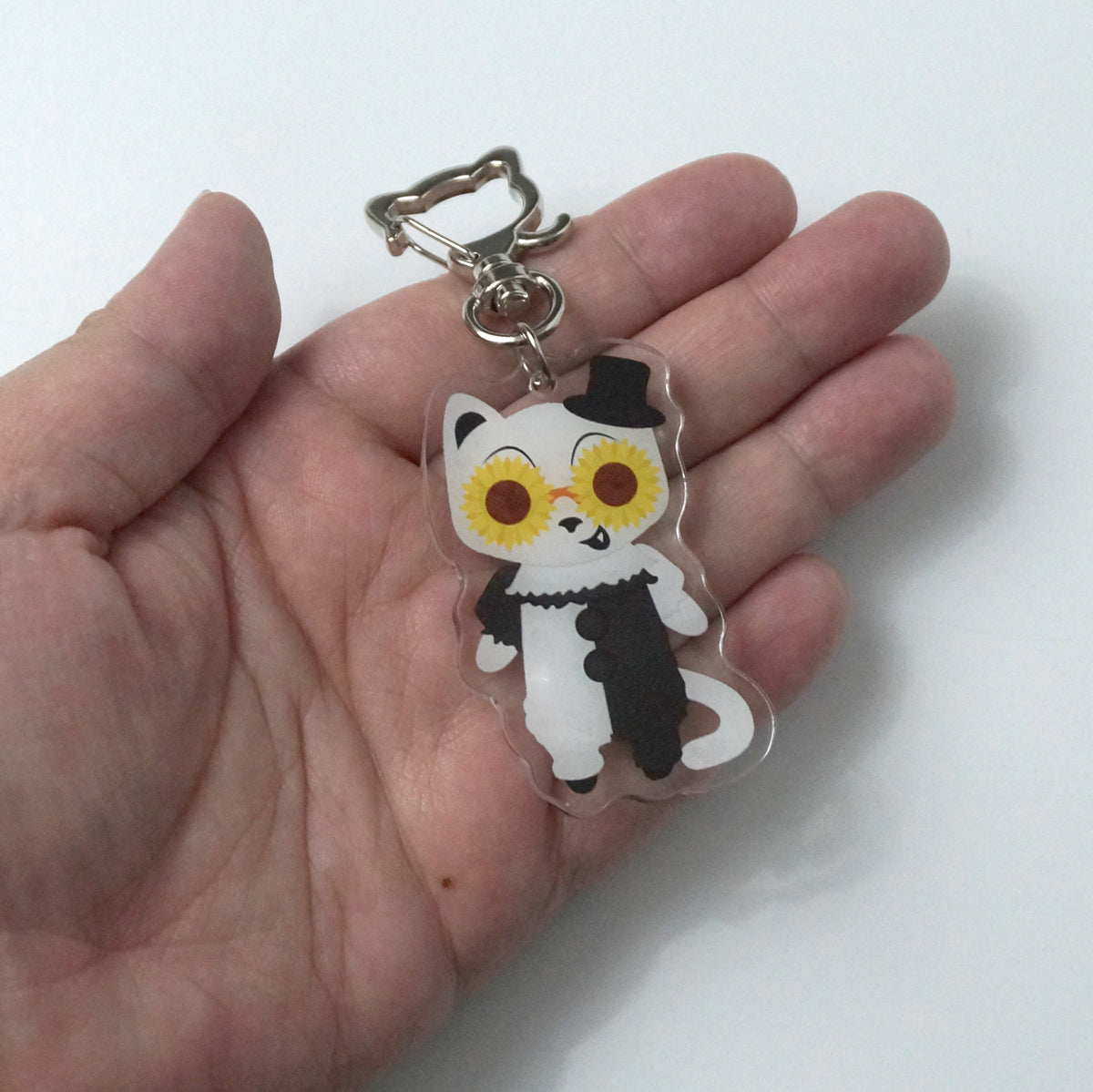 Art the Cat Clown Keychain