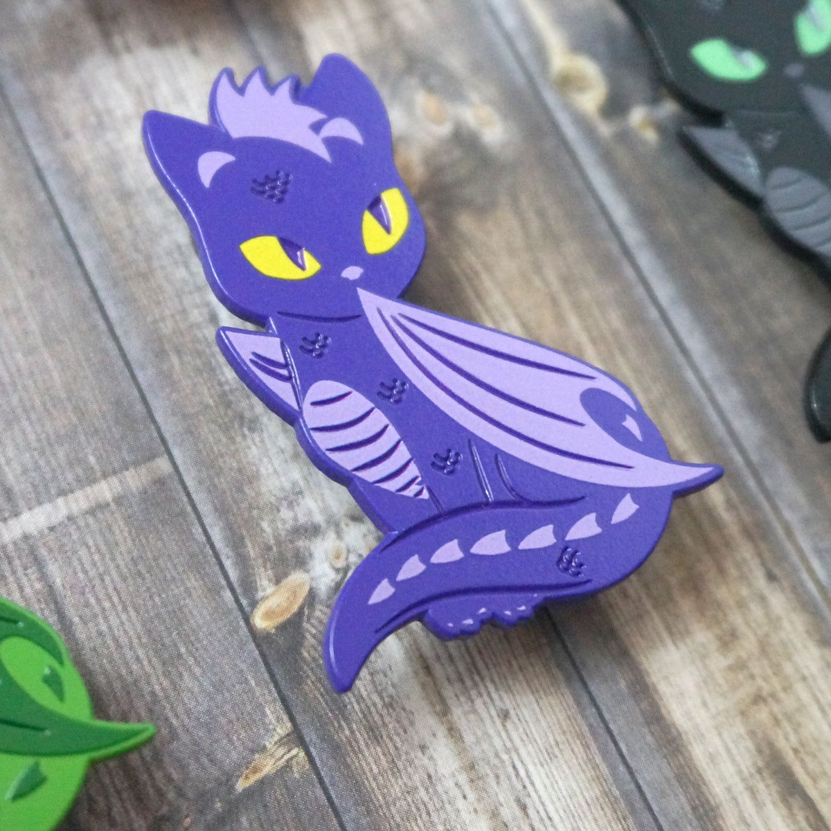 Dragon Cat - Dyed Enamel Pin Collection