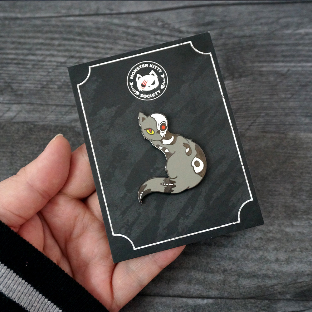 Glow In The Dark - Norse Goddess Hel Cat - Hard Enamel Pin