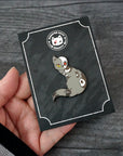 Glow In The Dark - Norse Goddess Hel Cat - Hard Enamel Pin