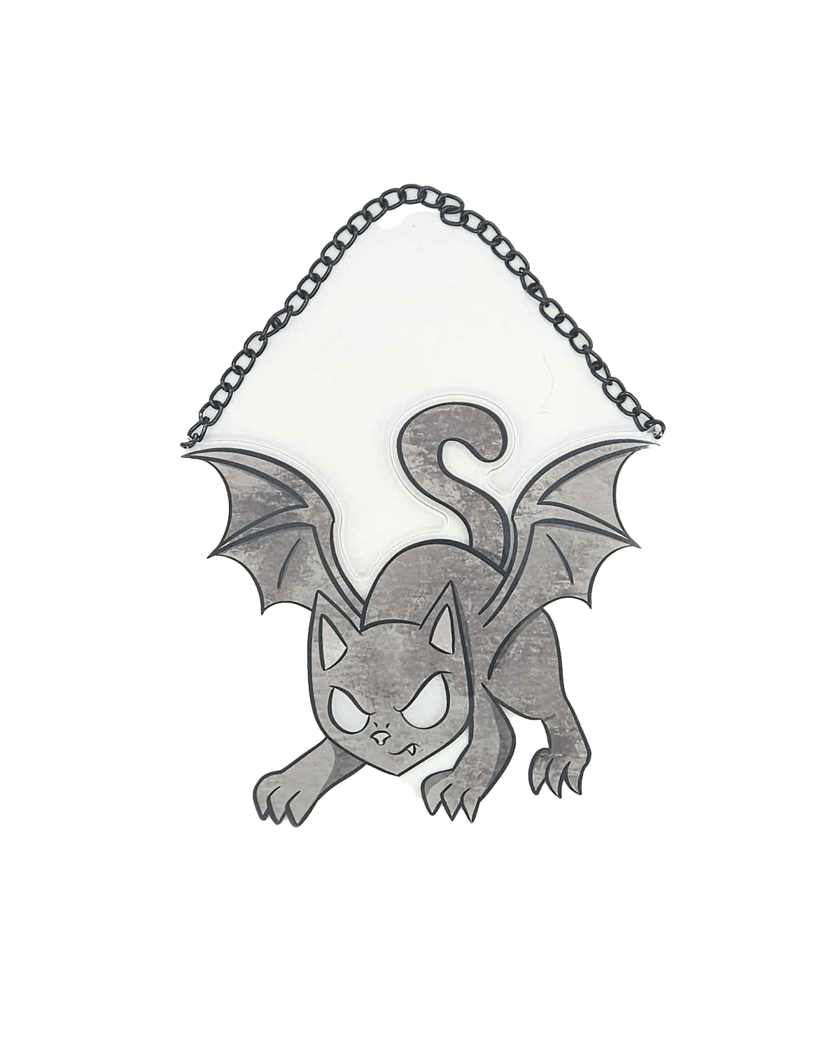 Lyon the Cat Gargoyle Acrylic Wall Hanging