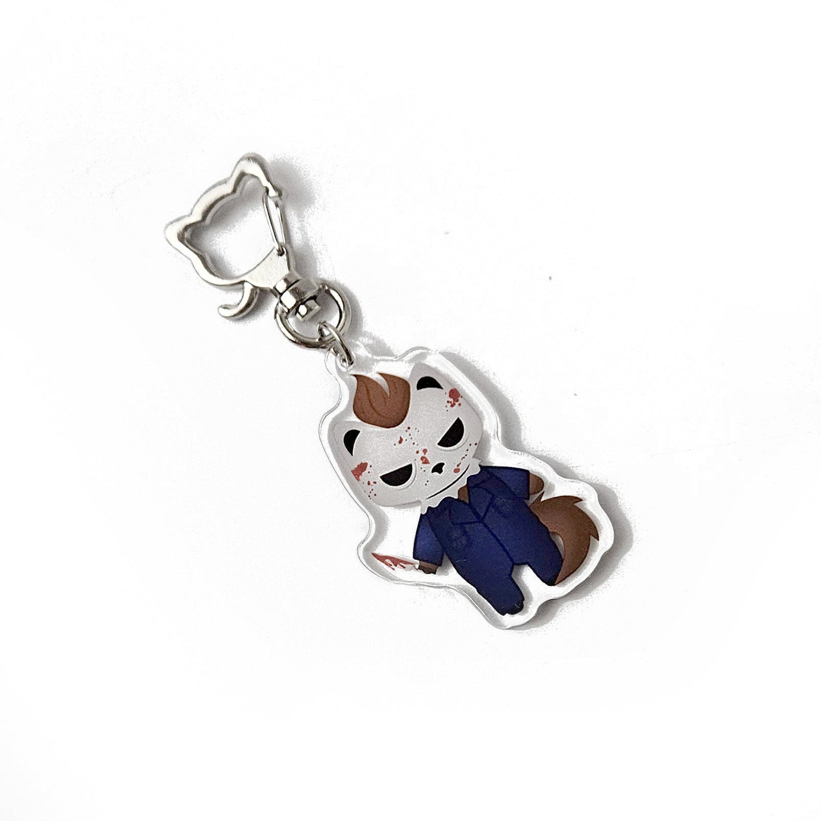 Michael Meowers Cat Keychain
