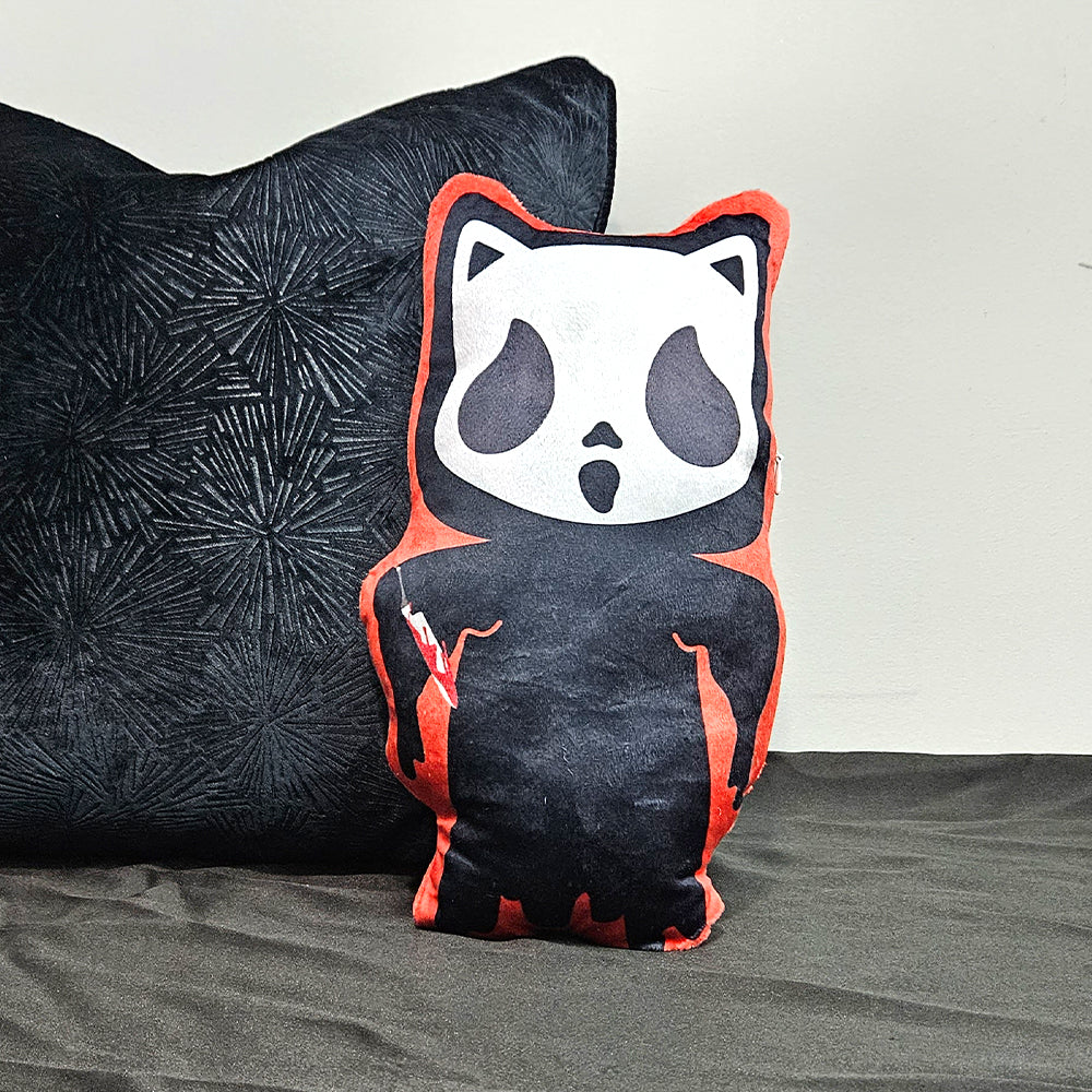 Ghost Cat Killer Mini Pillow Plush