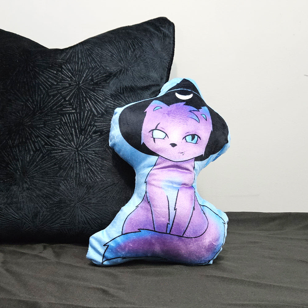 Runa the Witch Cat Mini Pillow Plush