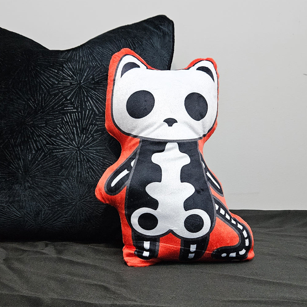 Socket the Skeleton Cat Mini Pillow Plush