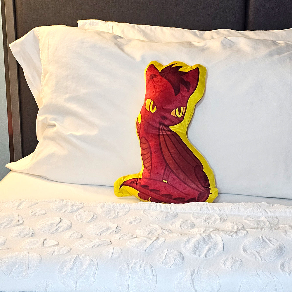 Scorch the Dragon Cat Mini Pillow Plush
