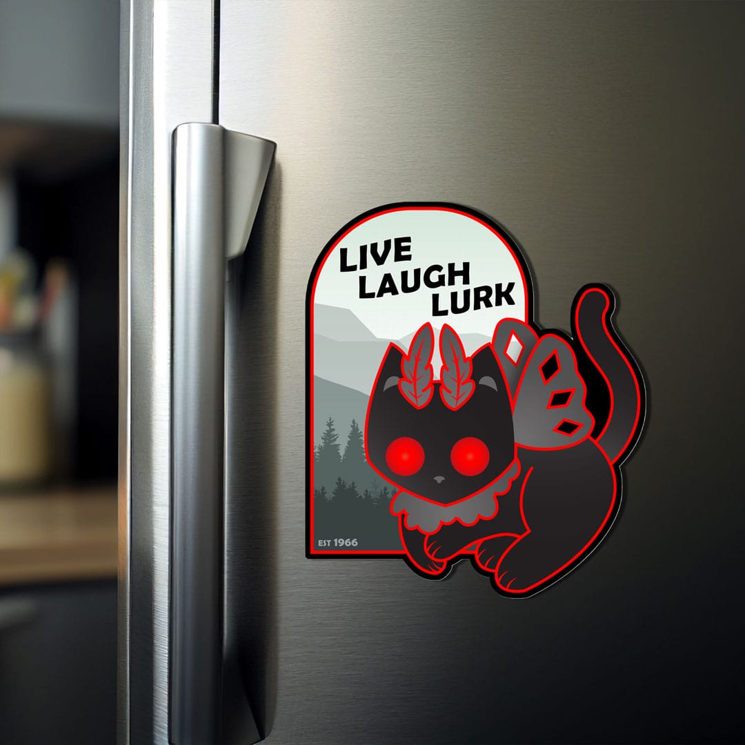 Moth Man Cat Magnet