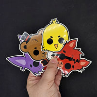 Pizzeria Bonnie - Clear Vinyl Sticker