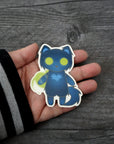 Sage the Mage Cat - Clear Vinyl Sticker