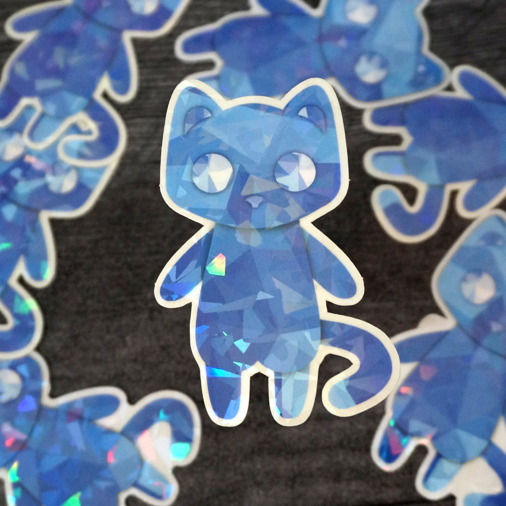 Sapphire the Crystal Cat - Vinyl Sticker