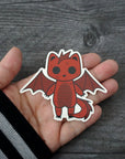 Scorch the Dragon Cat - Clear Vinyl Sticker