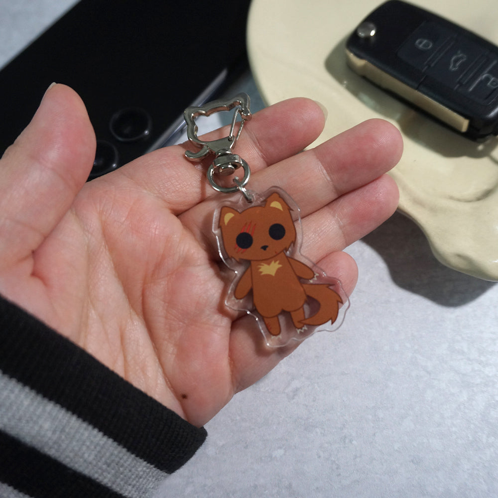 Shred the Were Cat Keychain