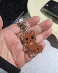 Shred the Were Cat Keychain