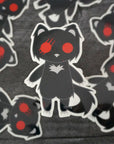 Shred the Were Cat - Clear Vinyl Sticker