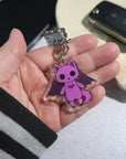 Signal the Bat Cat Keychain