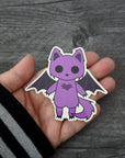 Signal the Bat Cat - Clear Vinyl Sticker