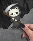 Solace the Reaper Cat - Clear Vinyl Sticker