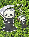 Solace the Reaper Cat Keychain