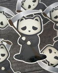 Solace the Reaper Cat - Clear Vinyl Sticker