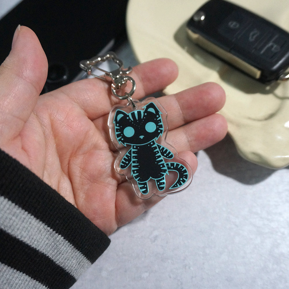 Sonar the Deep Sea Cat Keychain