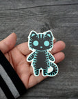 Sonar the Deep Sea Cat - Clear Vinyl Sticker