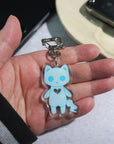 Spectral the Ghost Cat Keychain