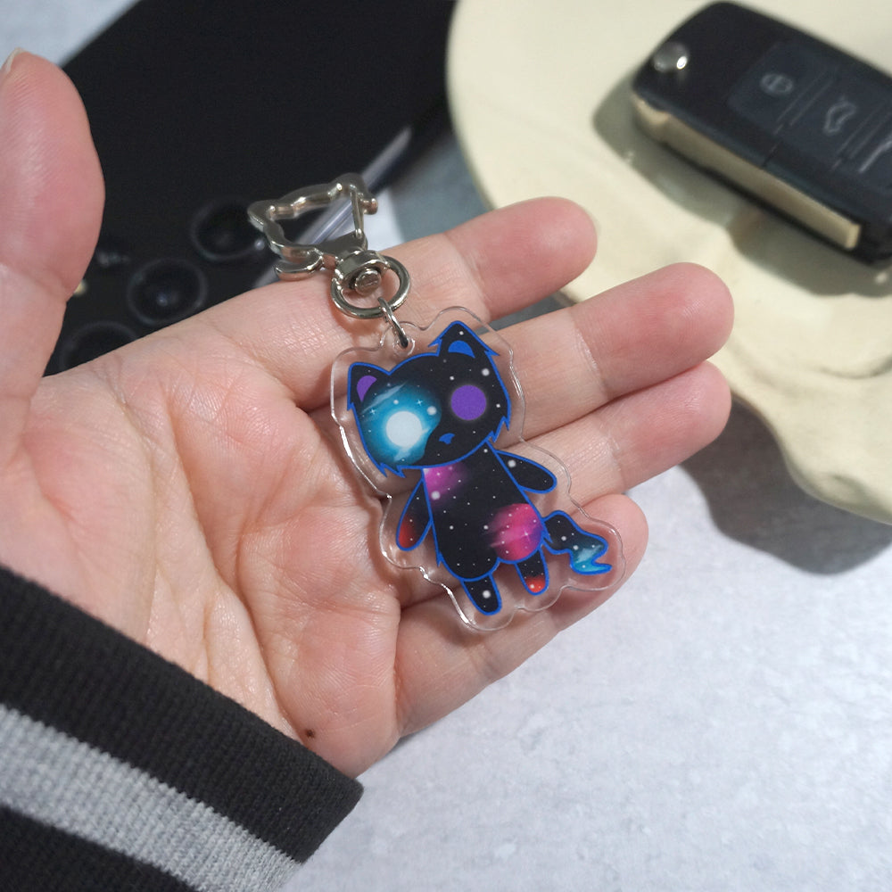 Supernova the Galaxy Cat Keychain