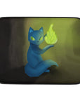 Monster Kitty Society 15 in Into the Darkness - Sage - Laptop Sleeve