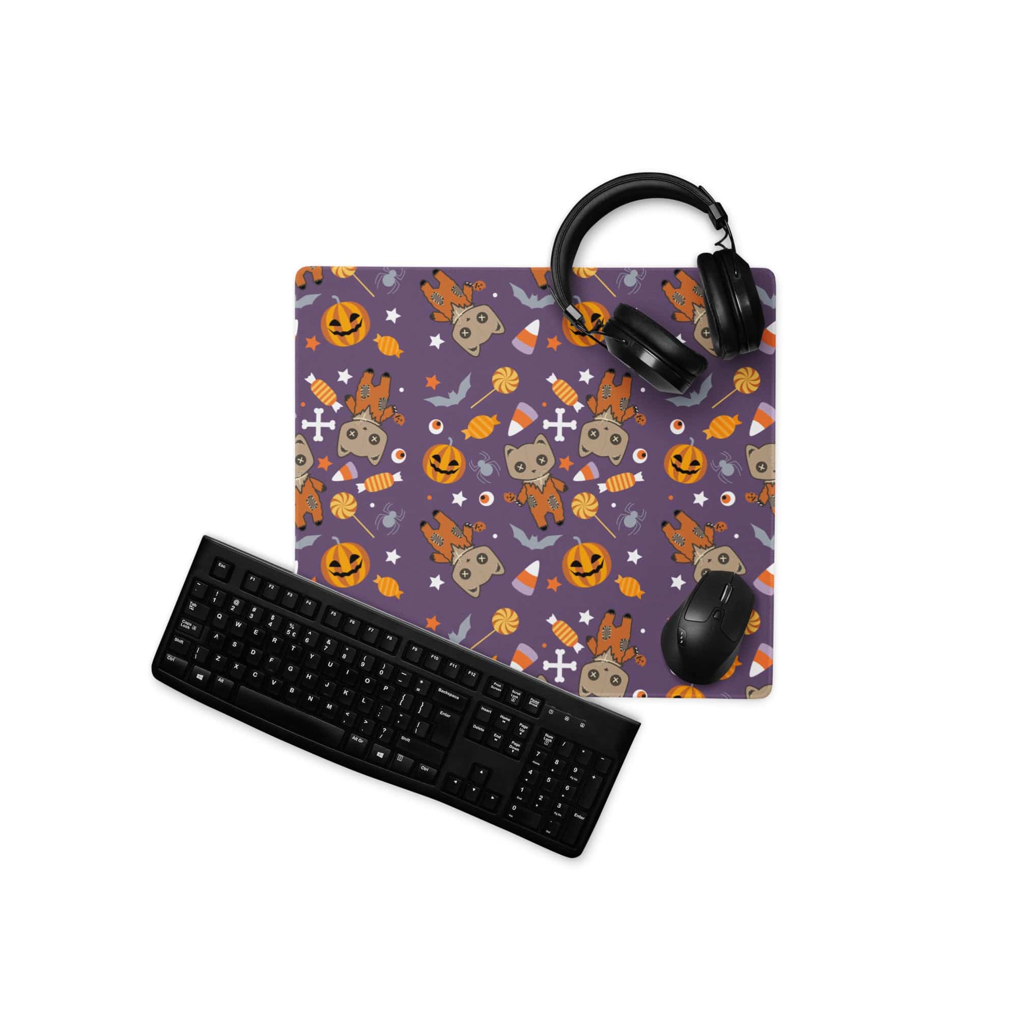 Monster Kitty Society 18″×16″ Sam Kitty Desk Mat