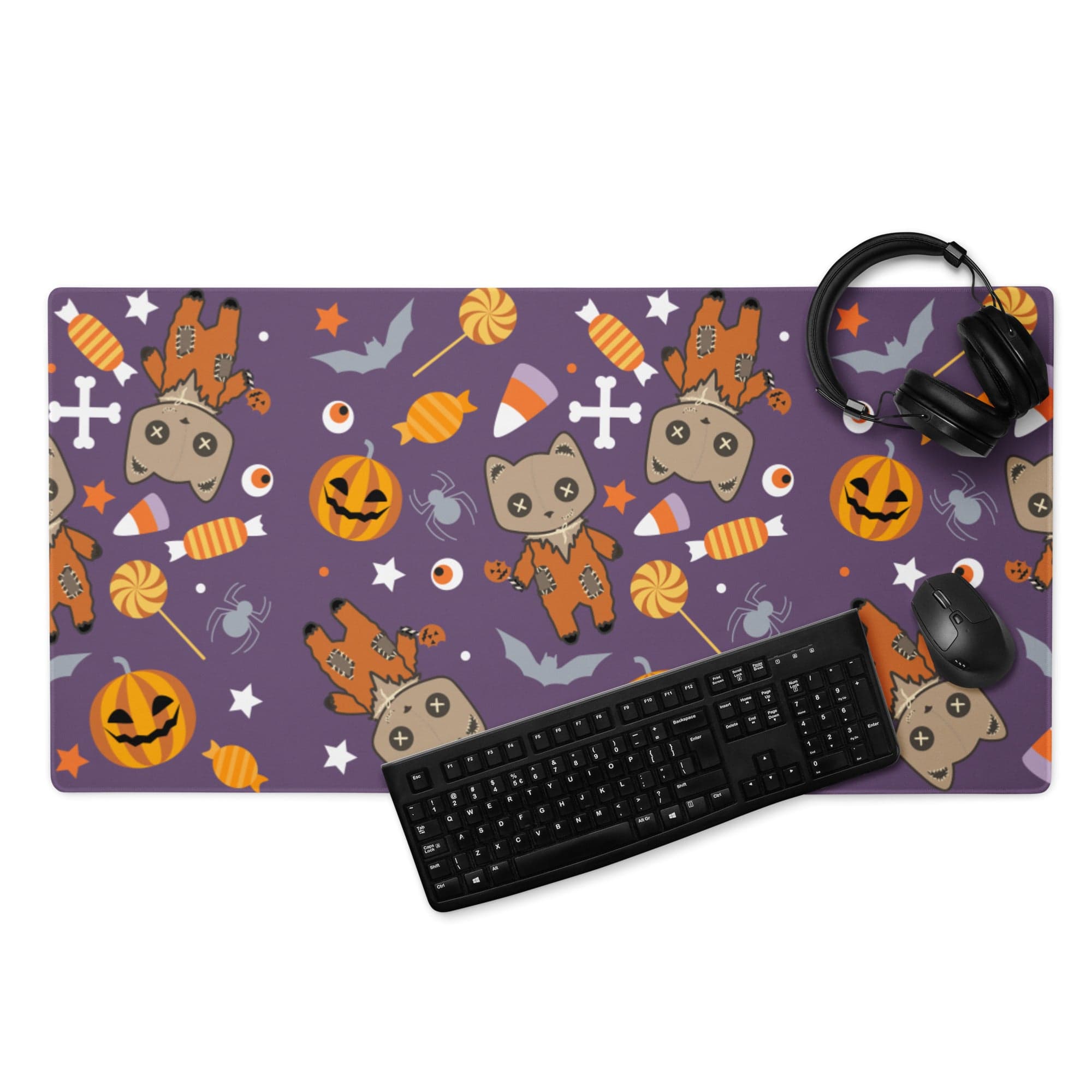 Monster Kitty Society 36″×18″ Sam Kitty Desk Mat